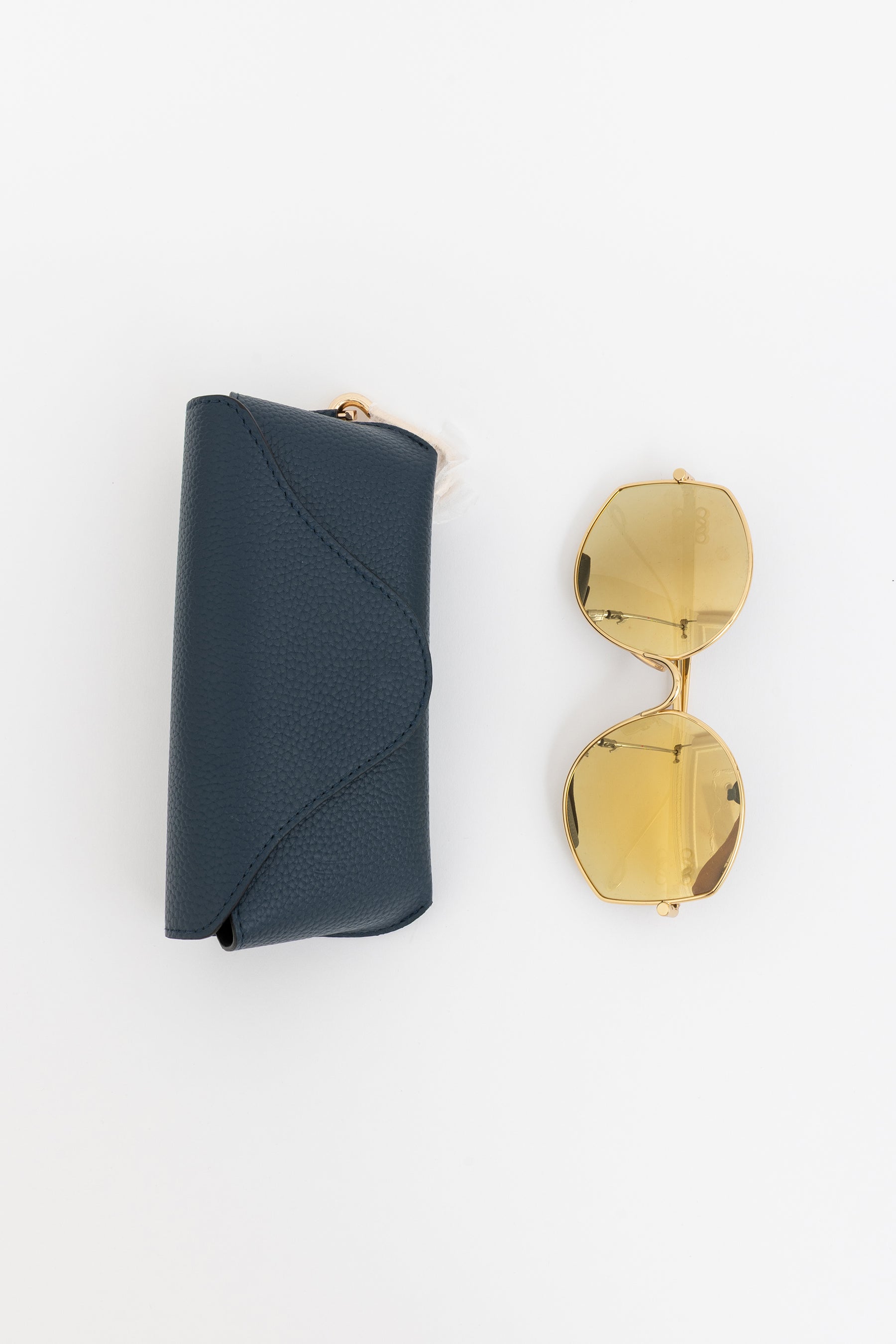 Oversized Mirrored Sunglasses