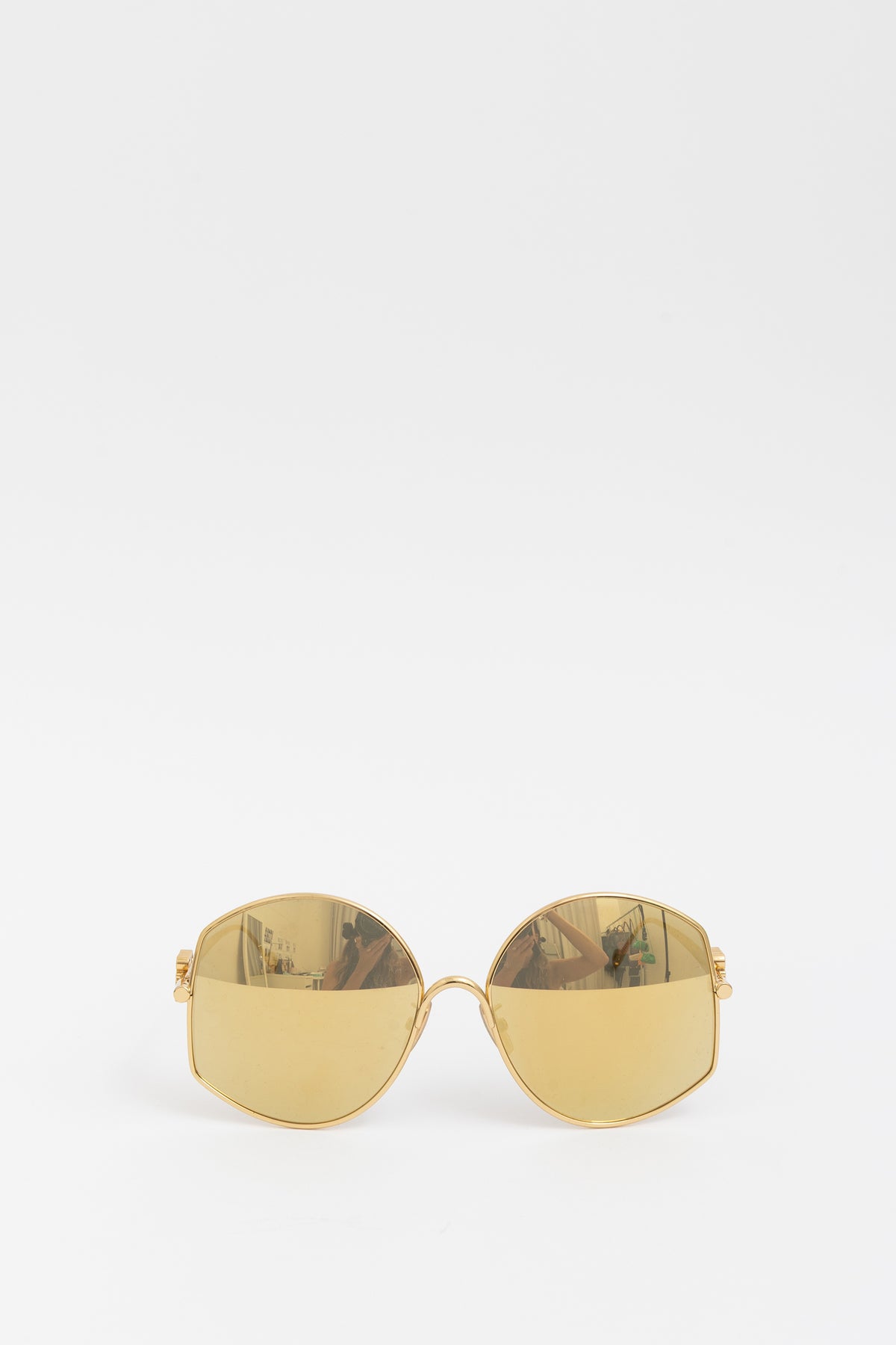 Oversized Mirrored Sunglasses