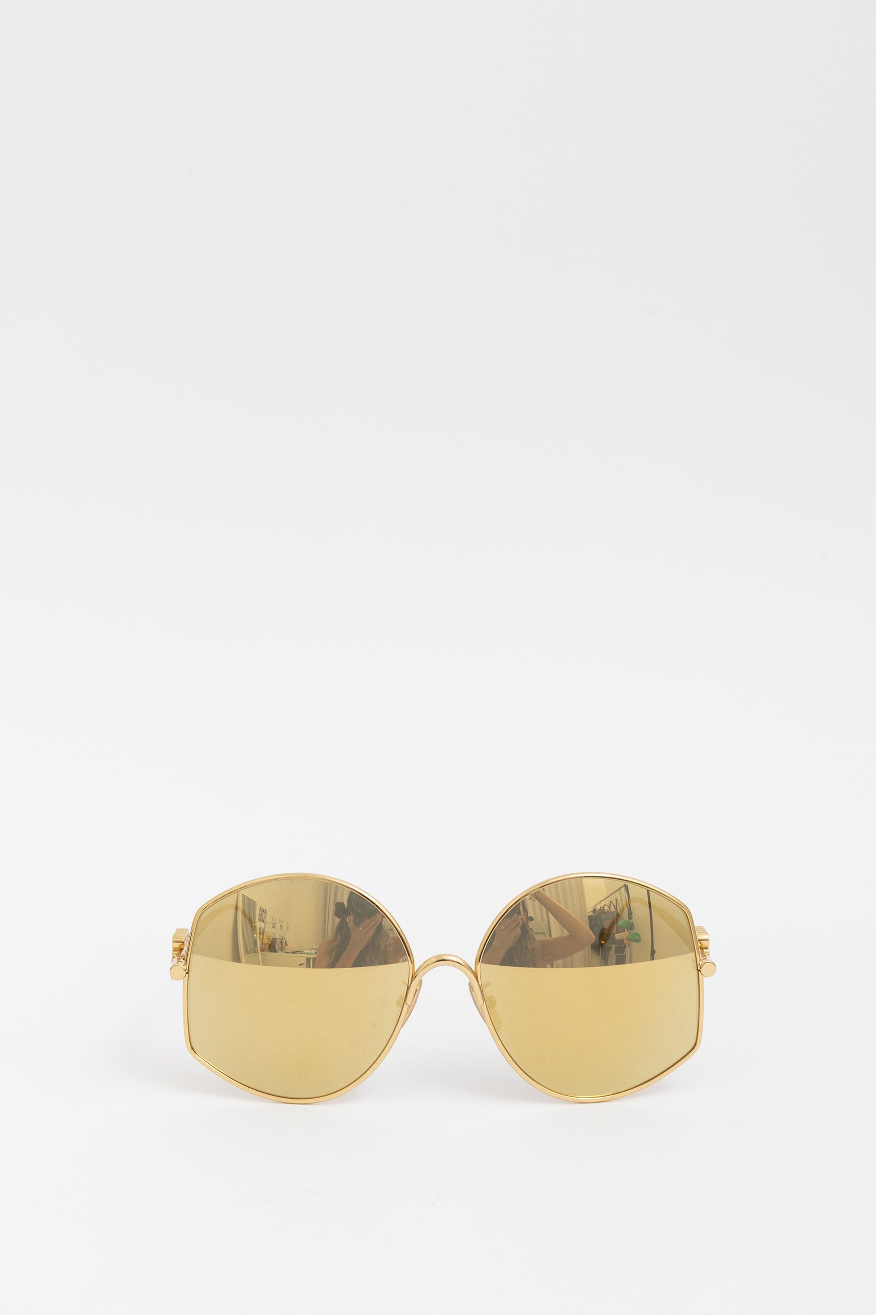 Oversized Mirrored Sunglasses