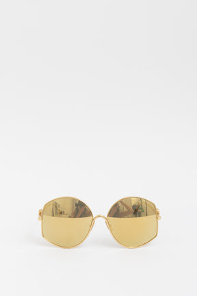 Oversized Mirrored Sunglasses