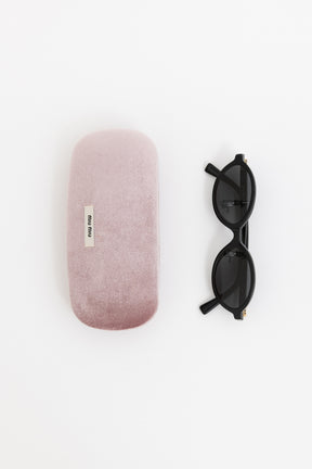 Oval Logo Sunglasses