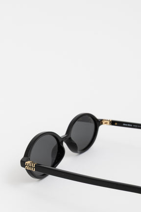 Oval Logo Sunglasses