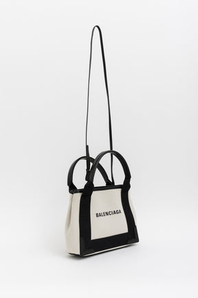Navy Cabas XS Tote Bag
