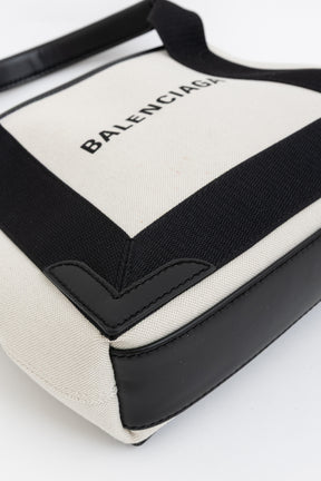 Navy Cabas XS Tote Bag