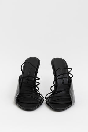 Altaire Heeled Ultra-Fine Strap Slingback Sandals