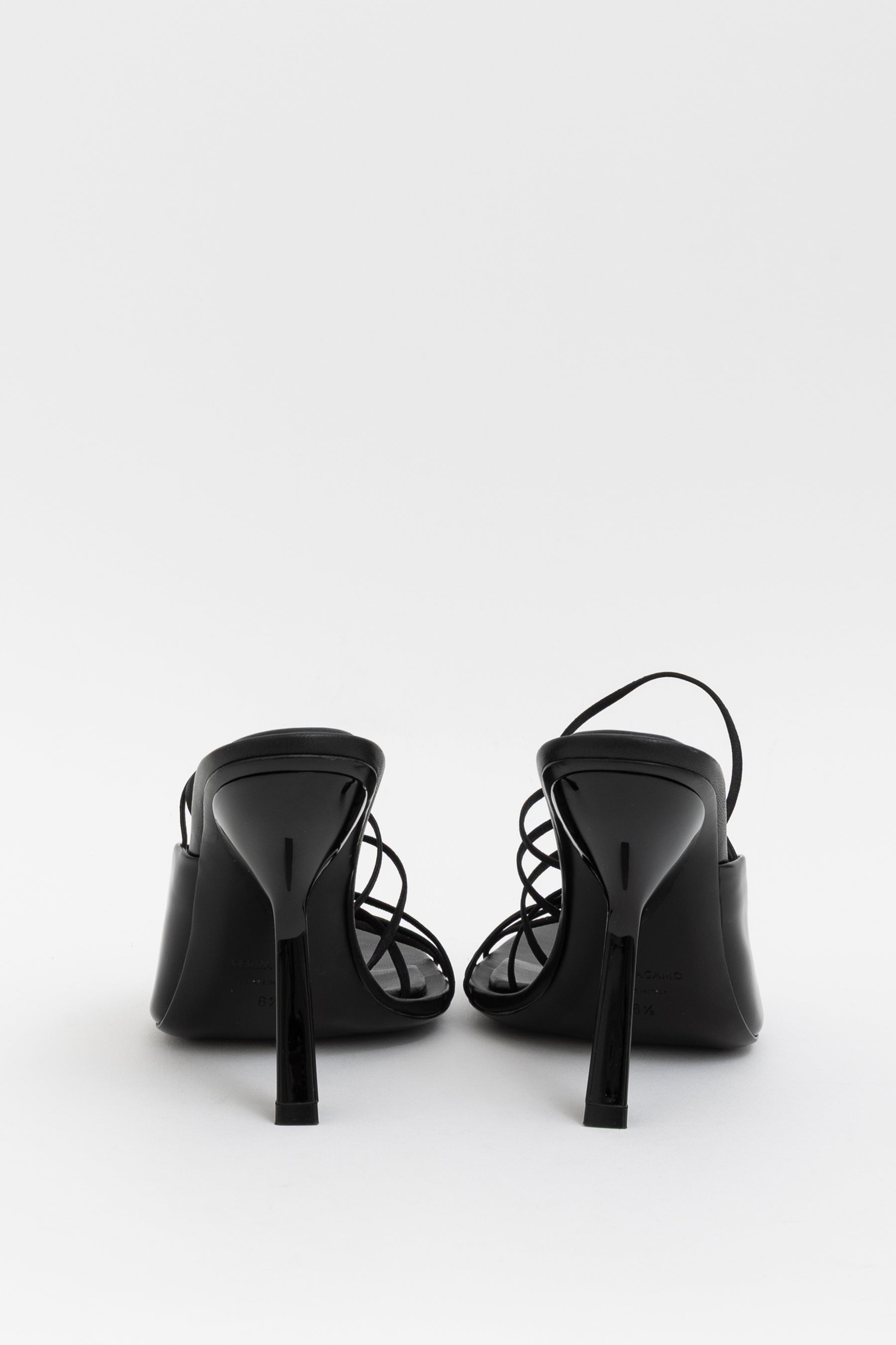 Altaire Heeled Ultra-Fine Strap Slingback Sandals