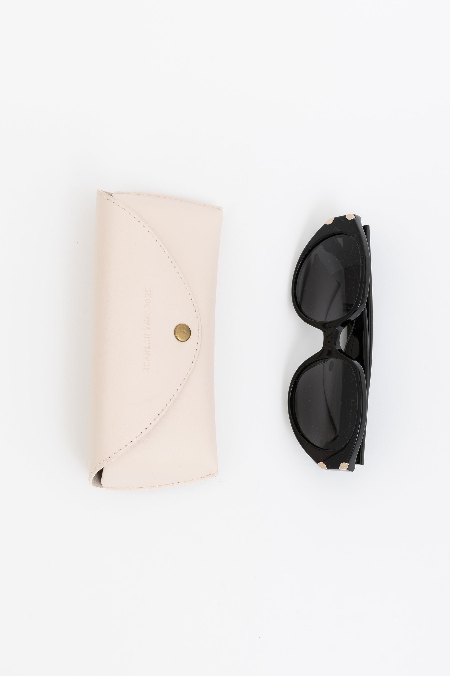 Oversized Black Round Sunglasses