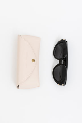 Oversized Black Round Sunglasses