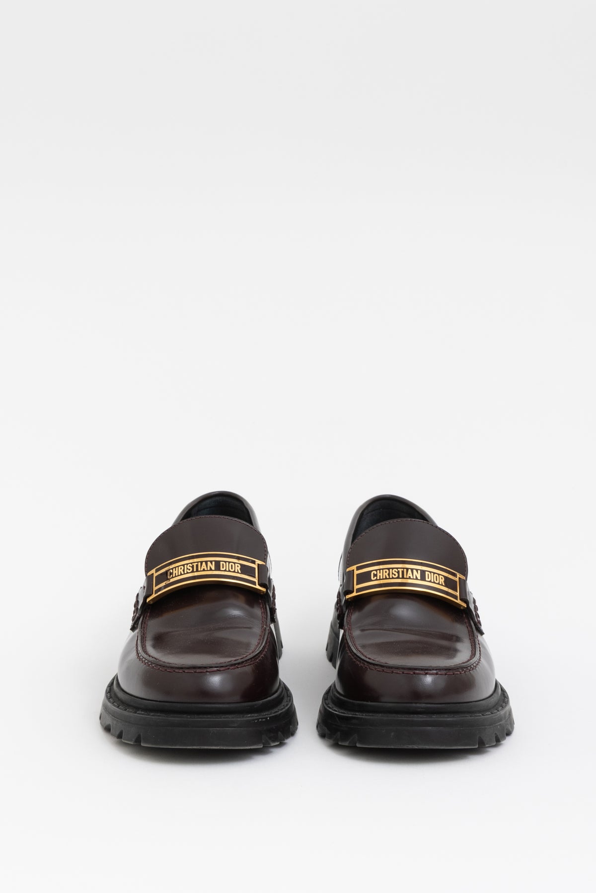 Chunky Logo Loafers