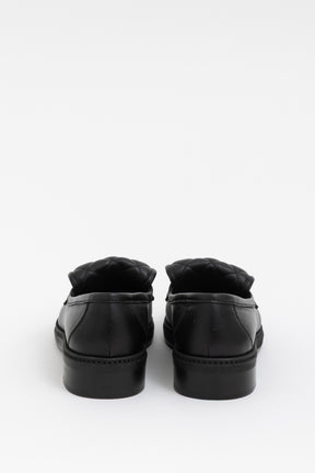 Quilted Flap CC Turn Lock Loafers