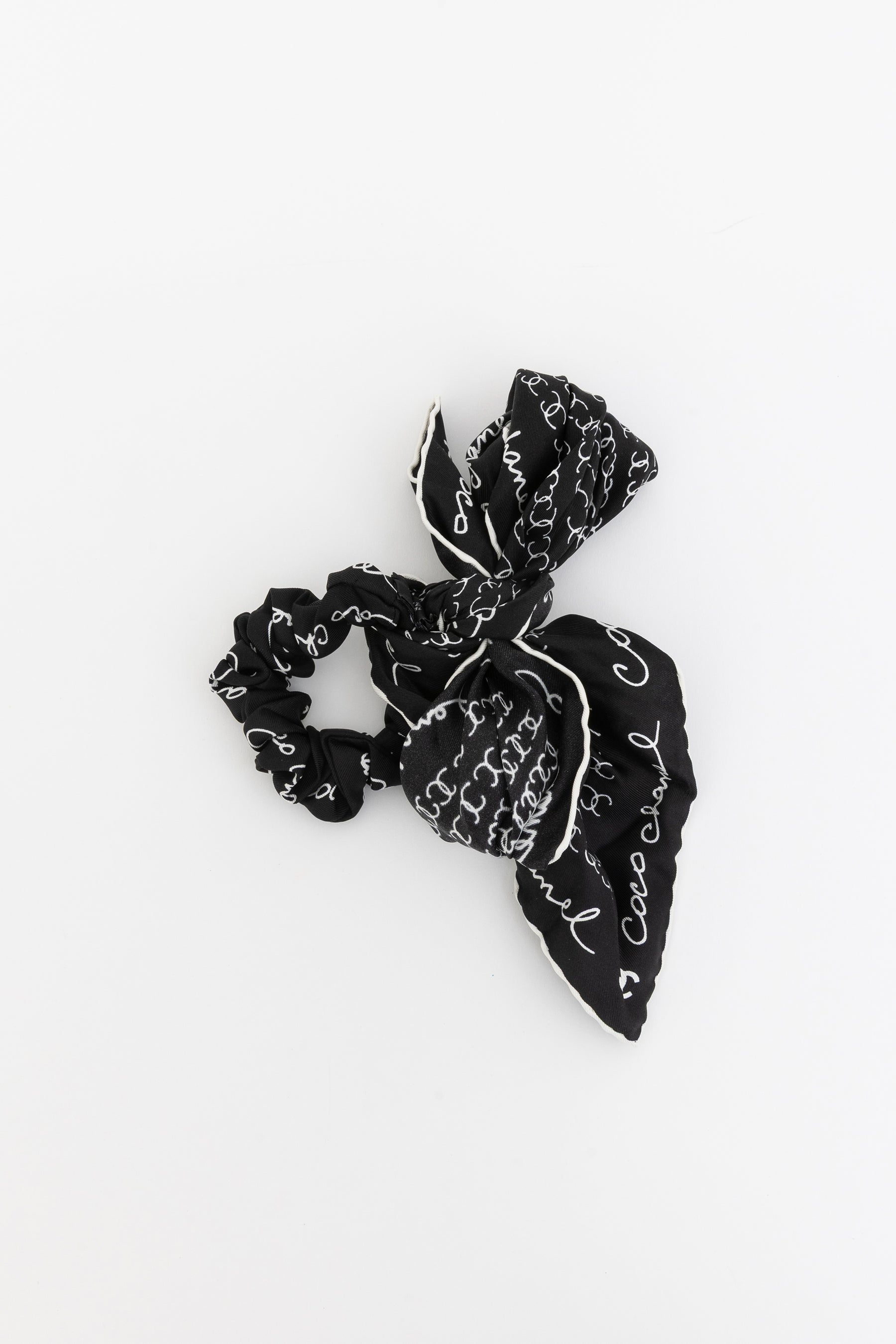 Logo Silk Scrunchie