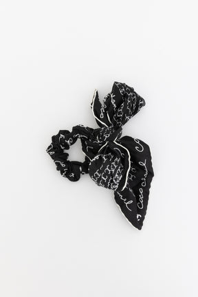 Logo Silk Scrunchie