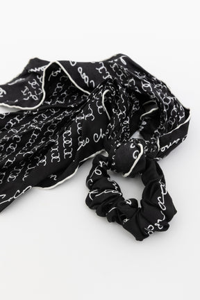 Logo Silk Scrunchie