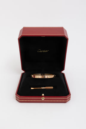 Rose Gold Love Bracelet with Diamonds