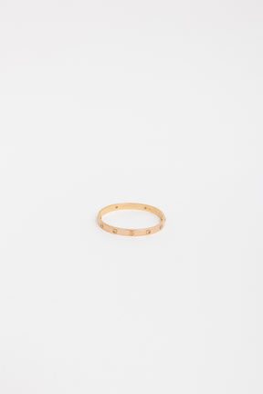 Rose Gold Love Bracelet with Diamonds