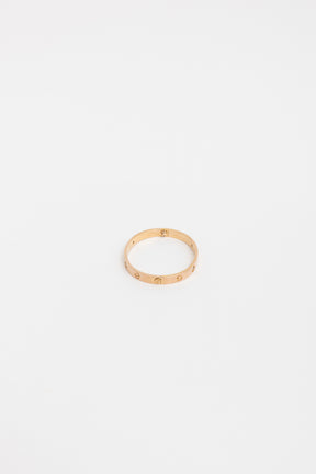 Rose Gold Love Bracelet with Diamonds