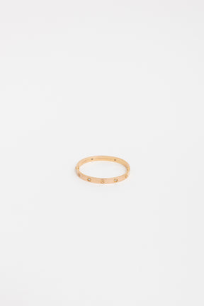 Rose Gold Love Bracelet with Diamonds