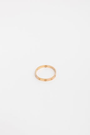 Rose Gold Love Bracelet with Diamonds