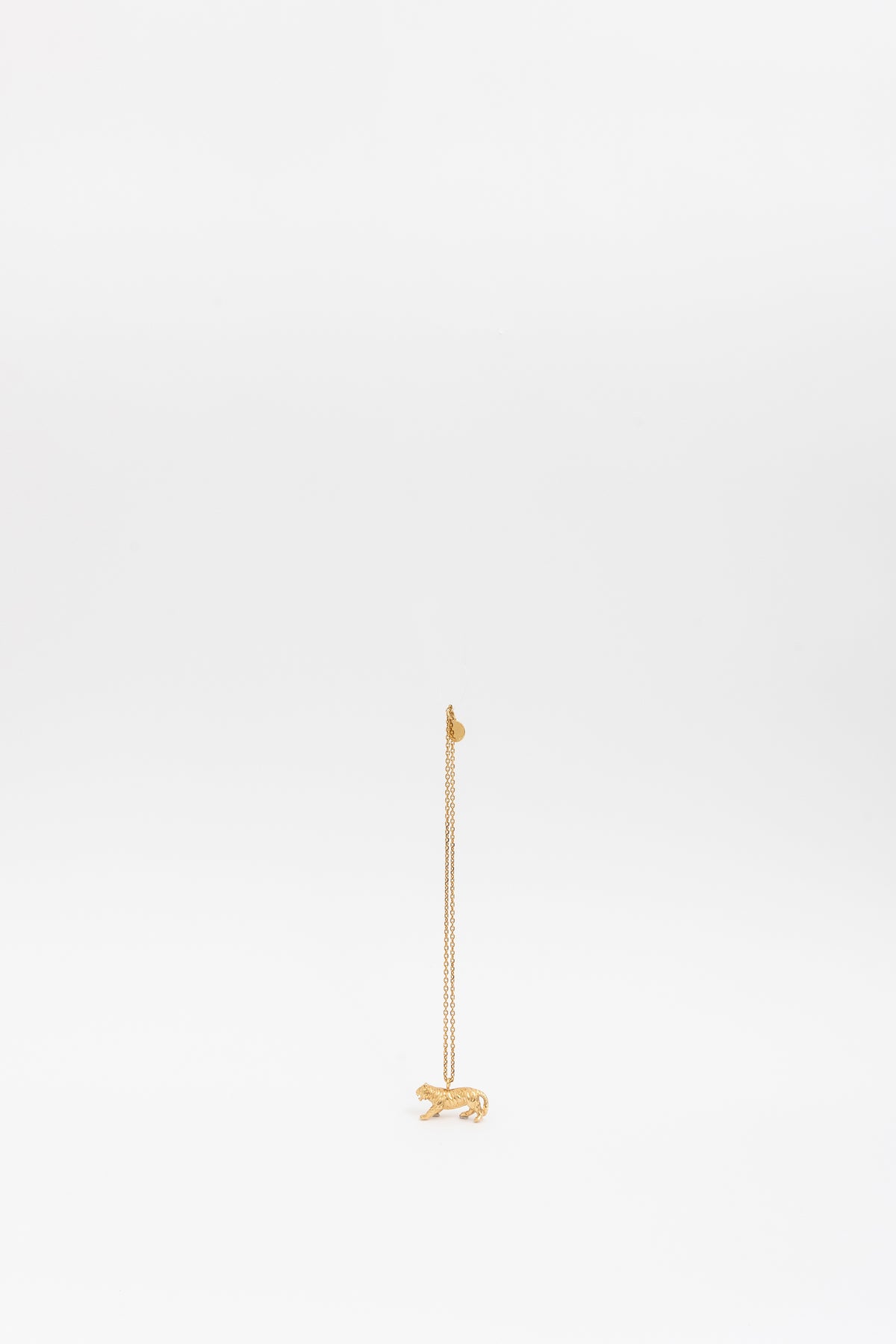 Tiger Pendant Necklace
