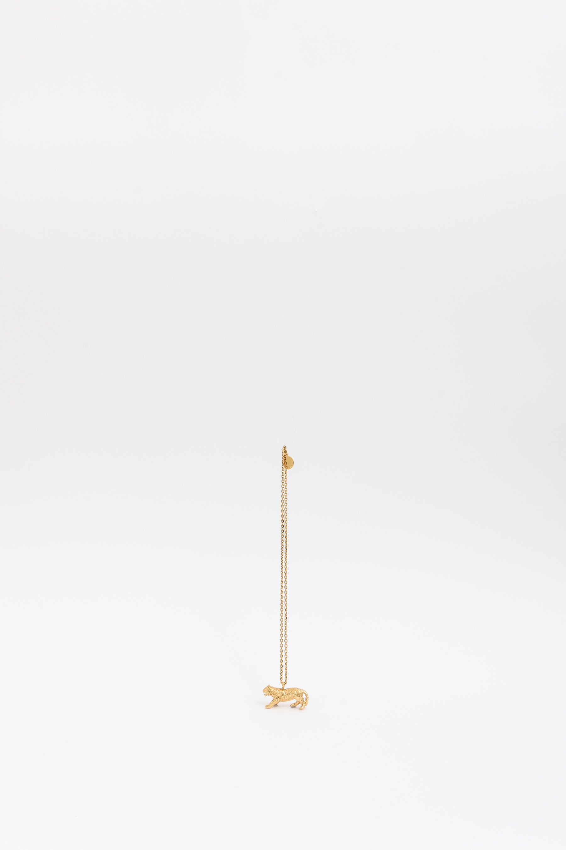 Tiger Pendant Necklace