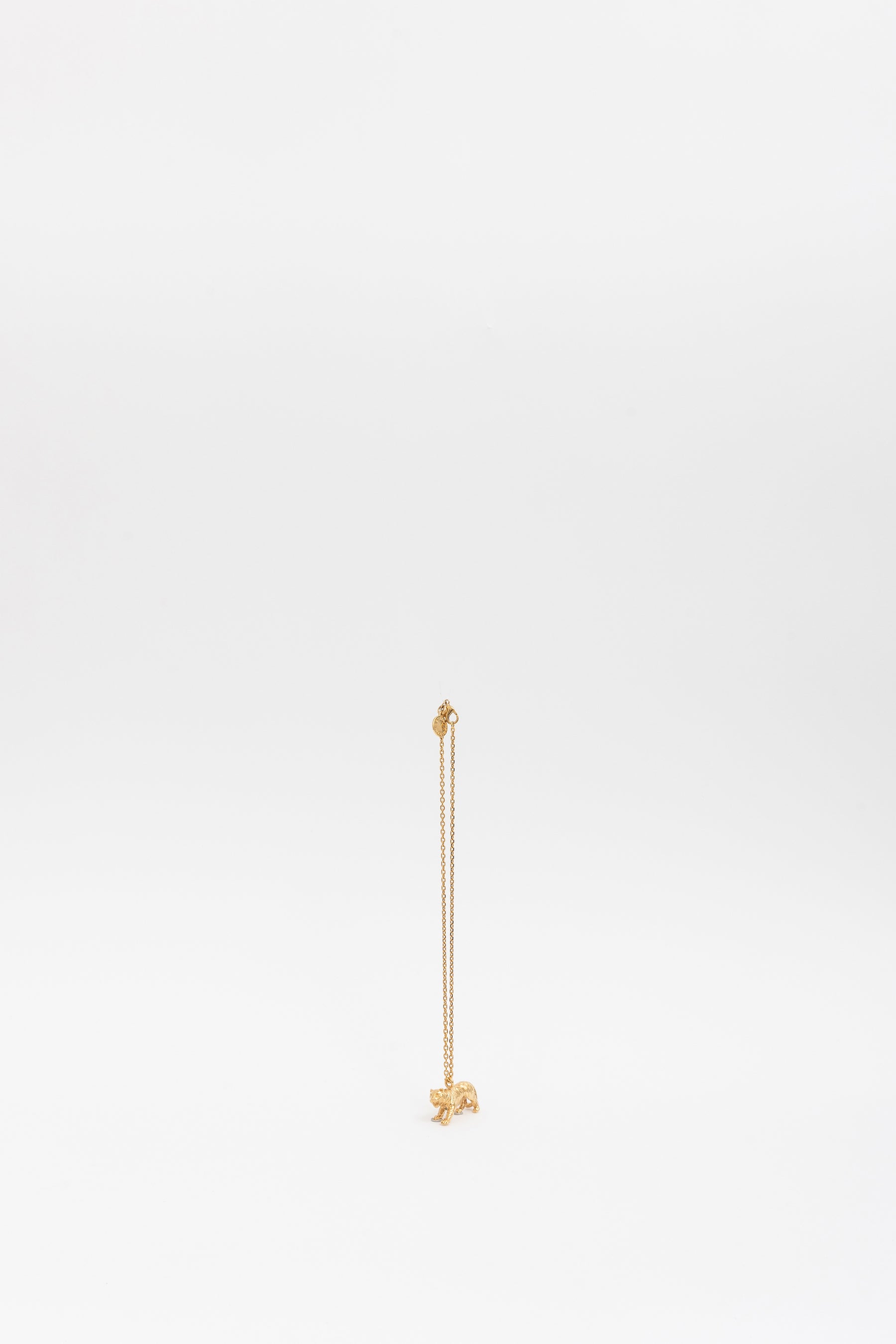 Tiger Pendant Necklace