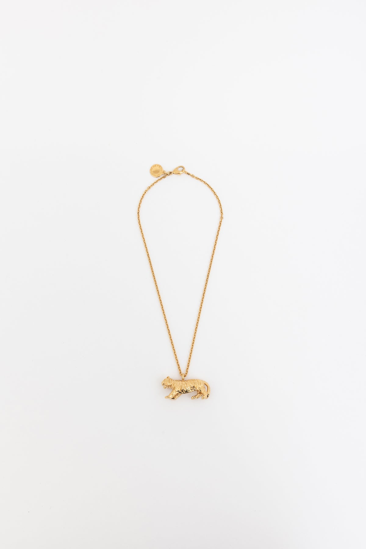 Tiger Pendant Necklace