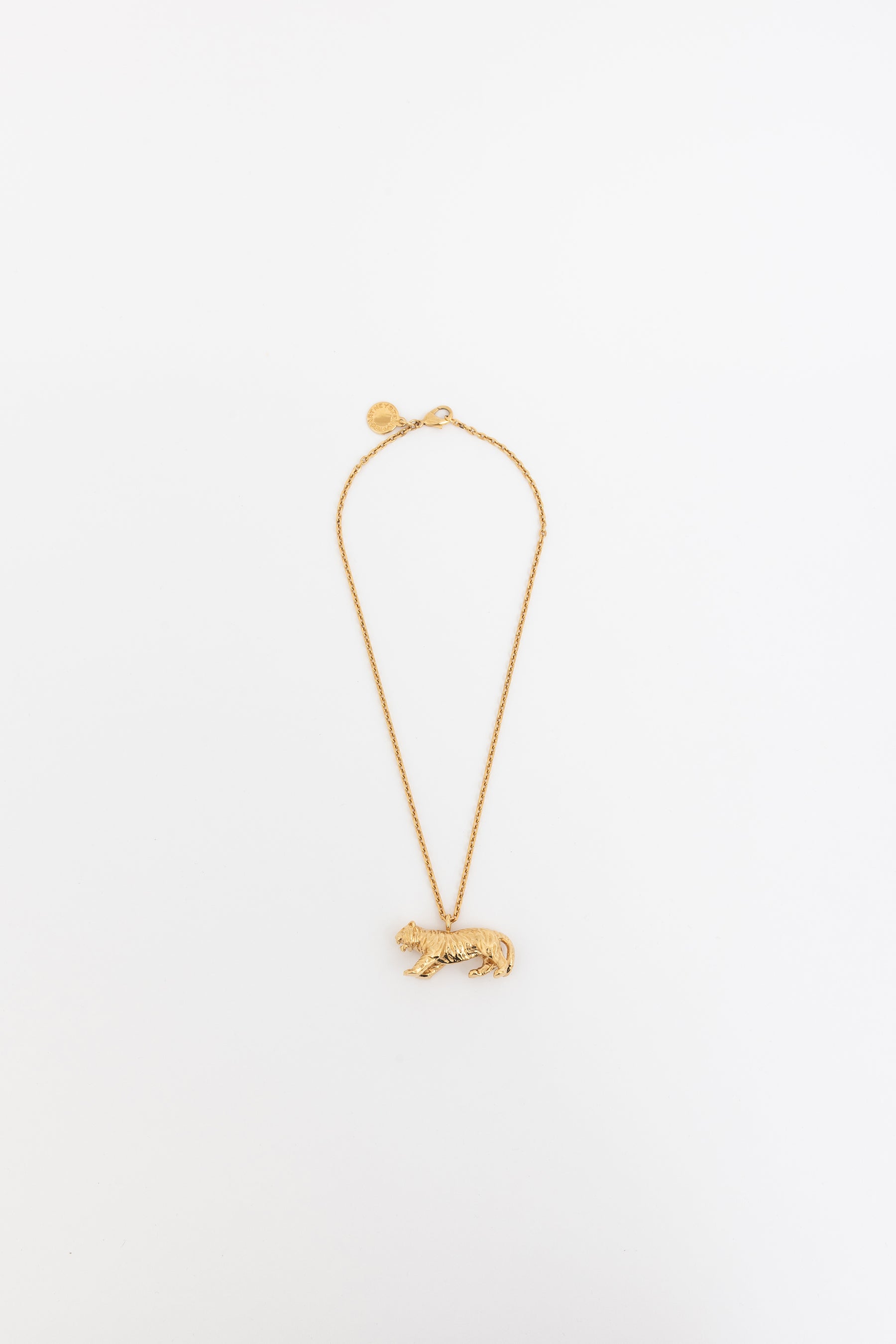 Tiger Pendant Necklace