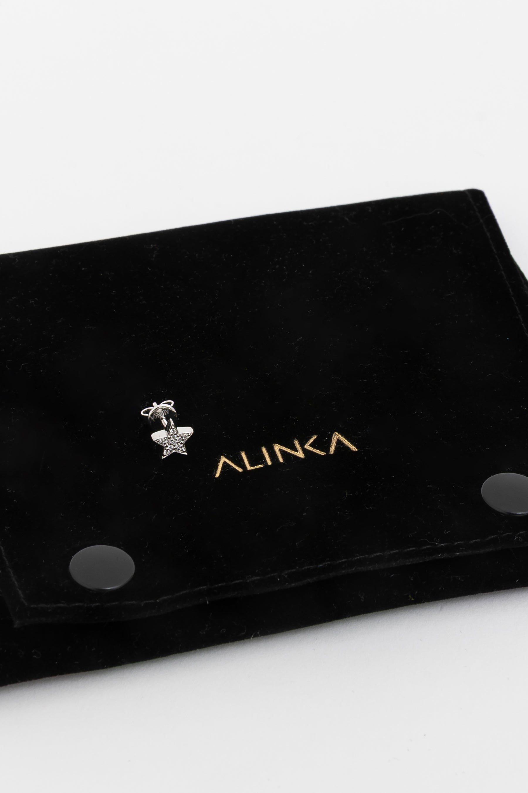 STASIA Star Mini Diamond Stud Single Earring