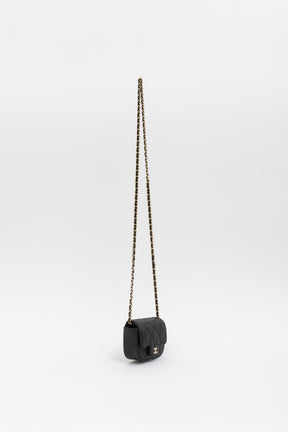 Caviar Quilted Mini Clutch with Chain