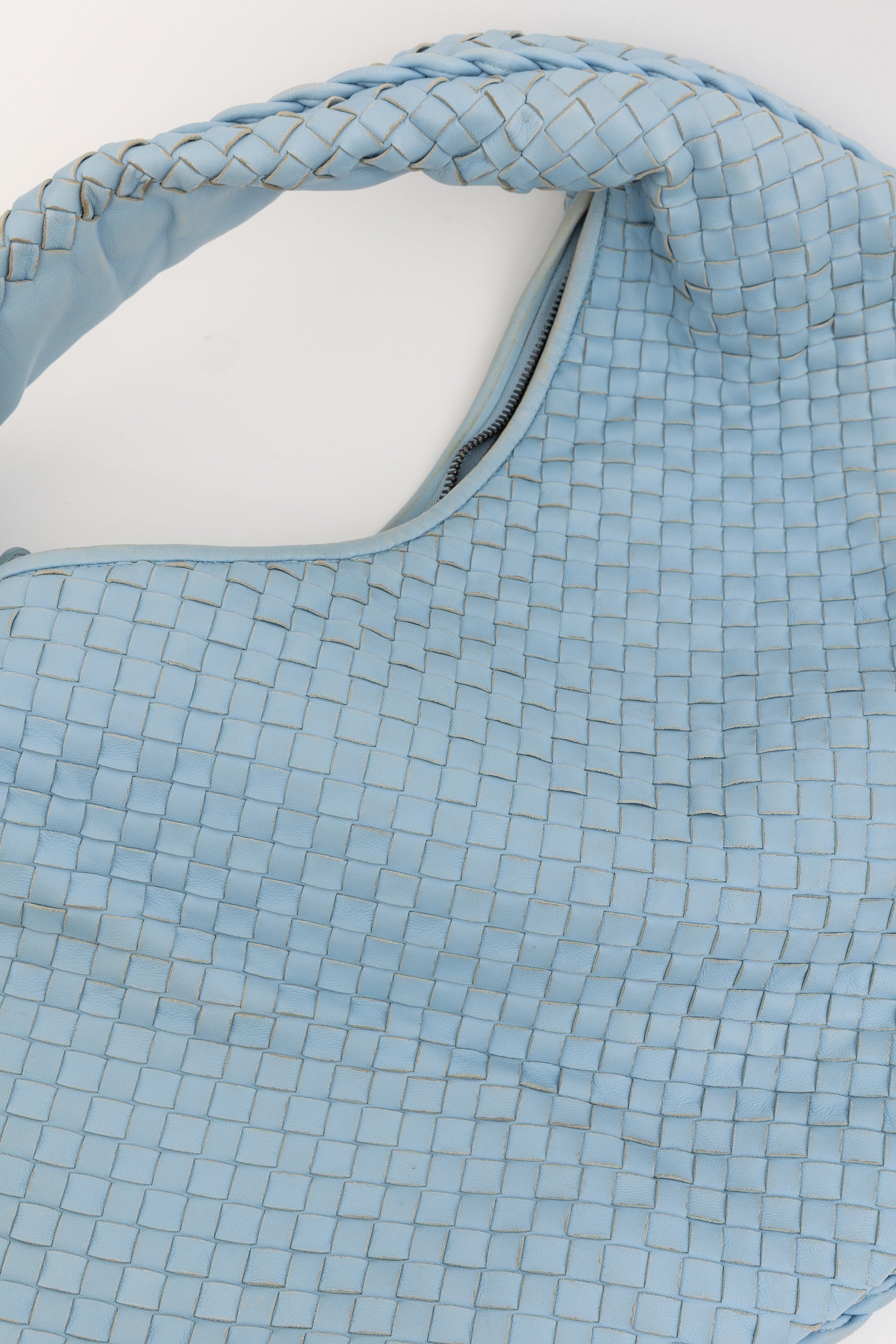 Intrecciato Shoulder Hobo Bag