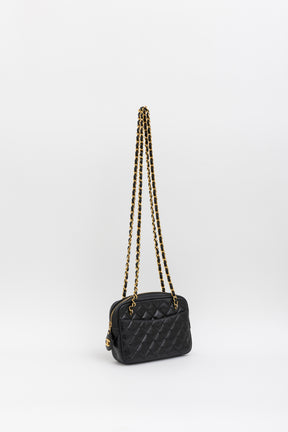 Vintage Quilted Camera Bag