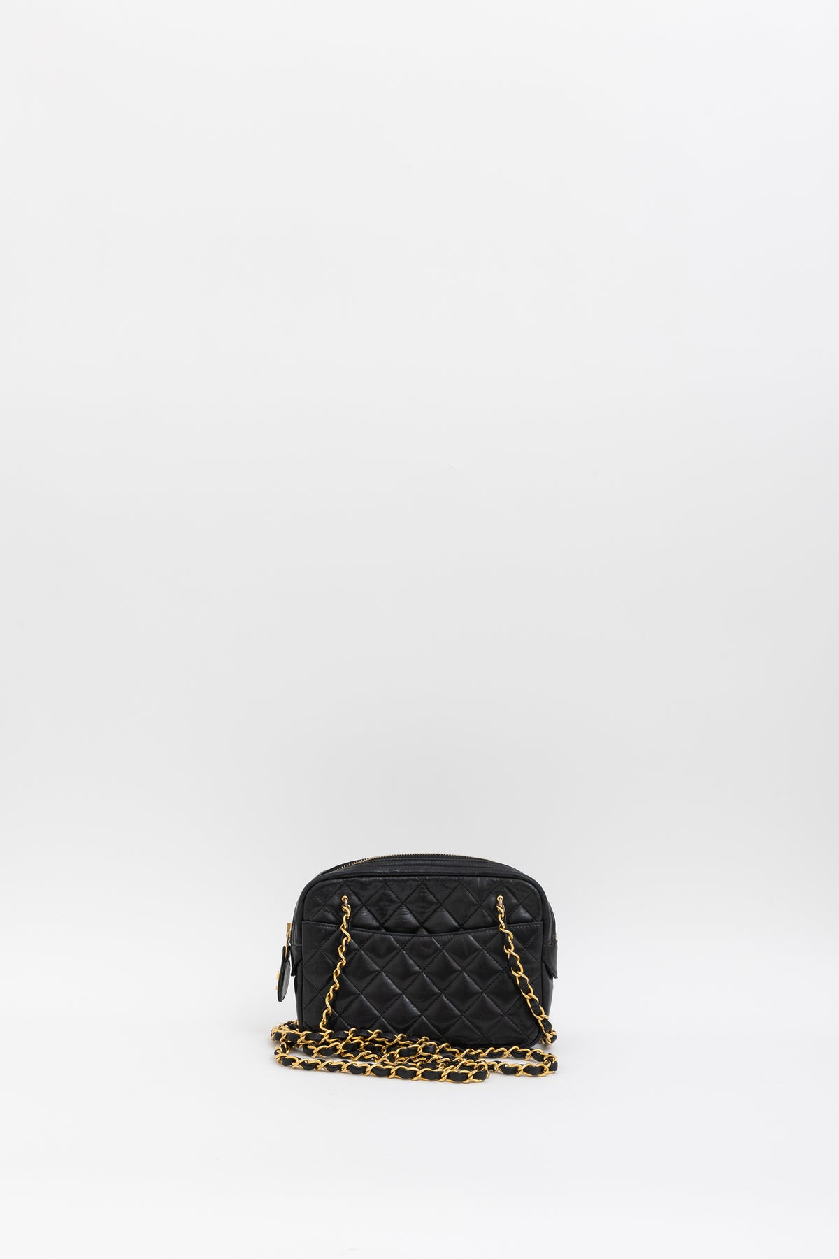 Vintage Quilted Camera Bag