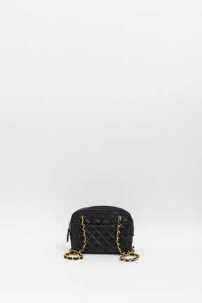 Vintage Quilted Camera Bag