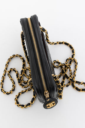 Vintage Quilted Camera Bag