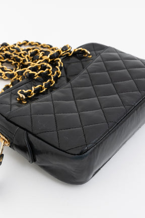 Vintage Quilted Camera Bag