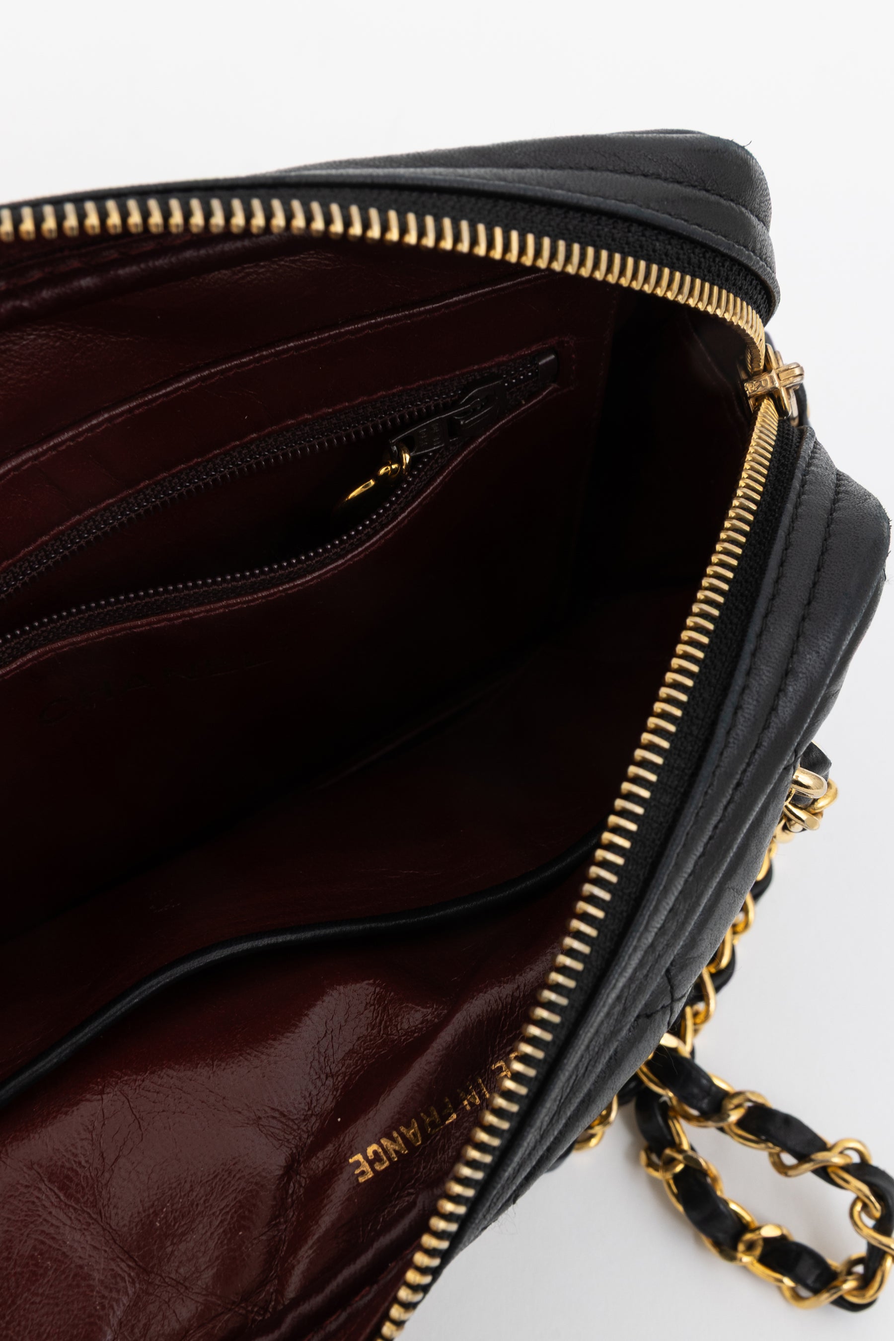 Vintage Quilted Camera Bag