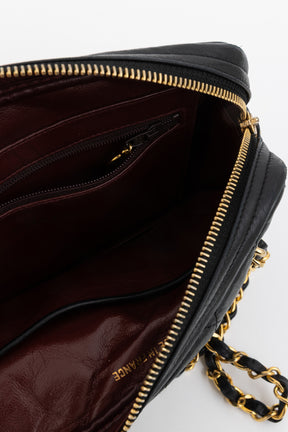 Vintage Quilted Camera Bag