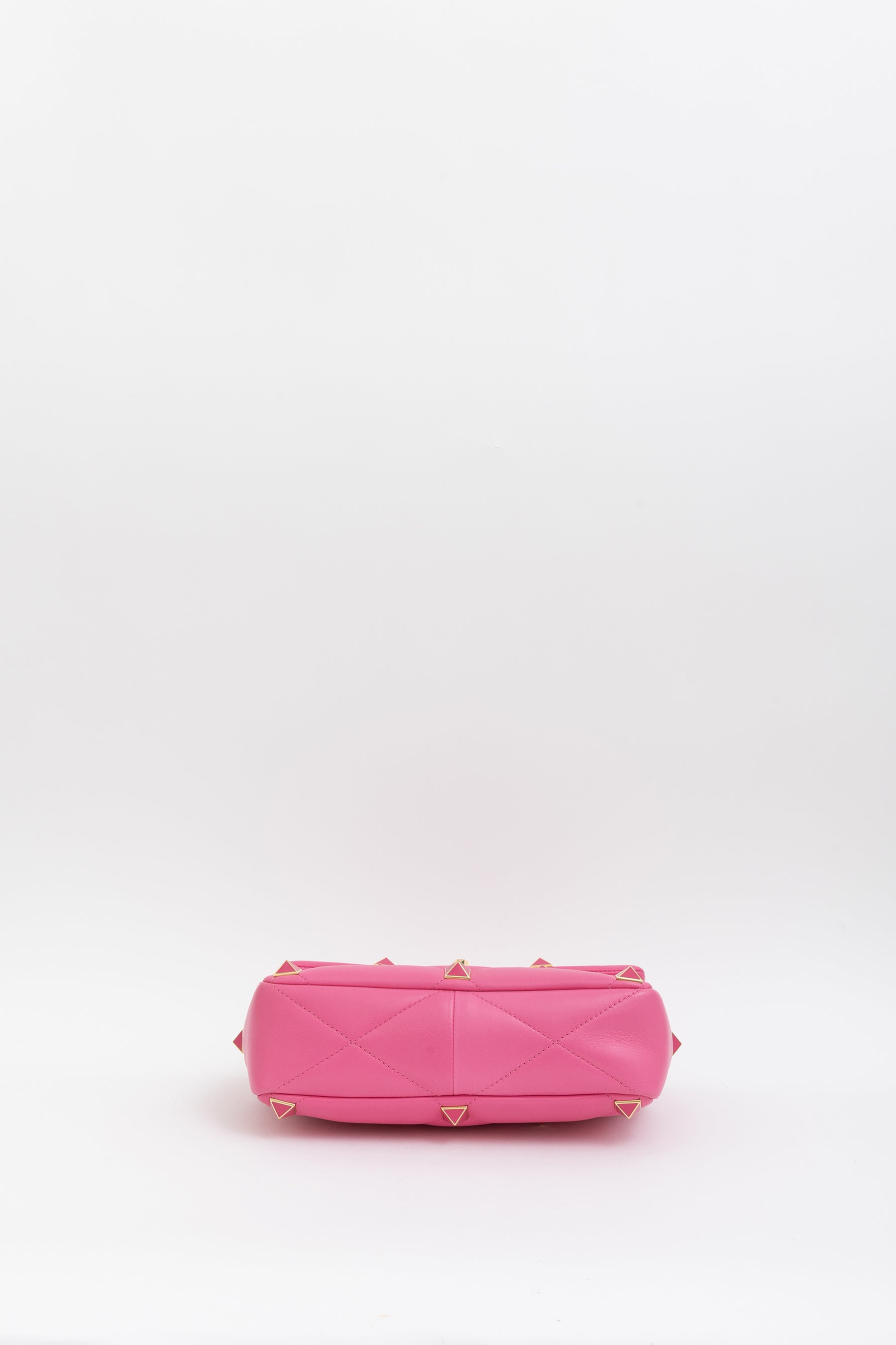 Roman Stud Quilted Shoulder Bag