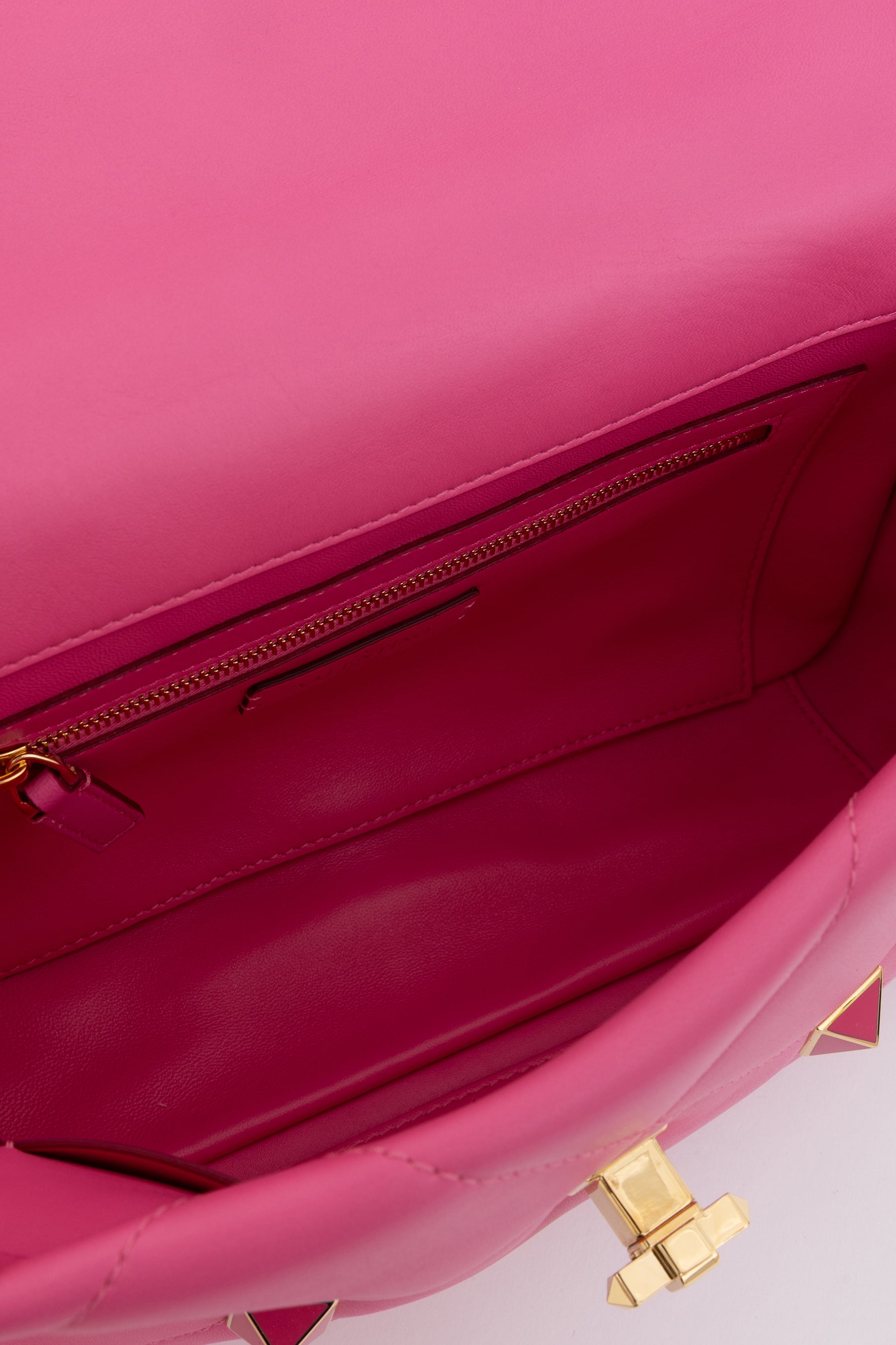 Roman Stud Quilted Shoulder Bag