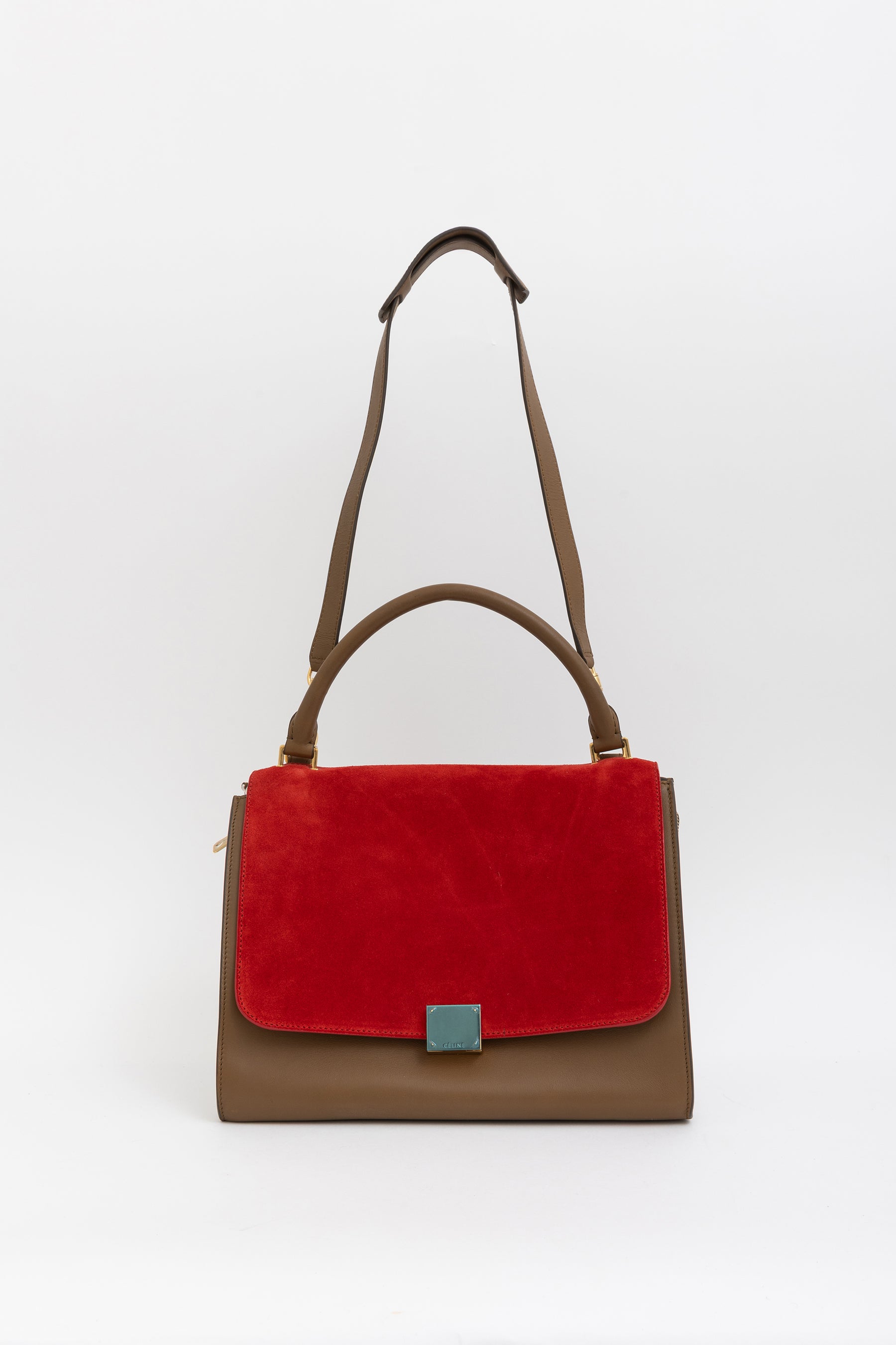 Tri-Colour Trapeze Bag