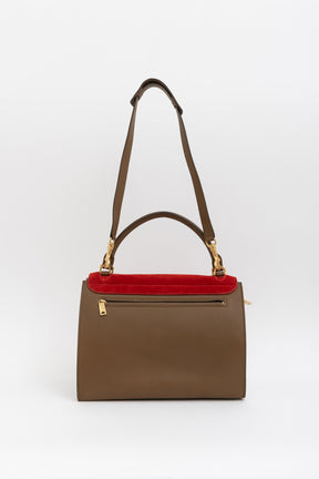 Tri-Colour Trapeze Bag