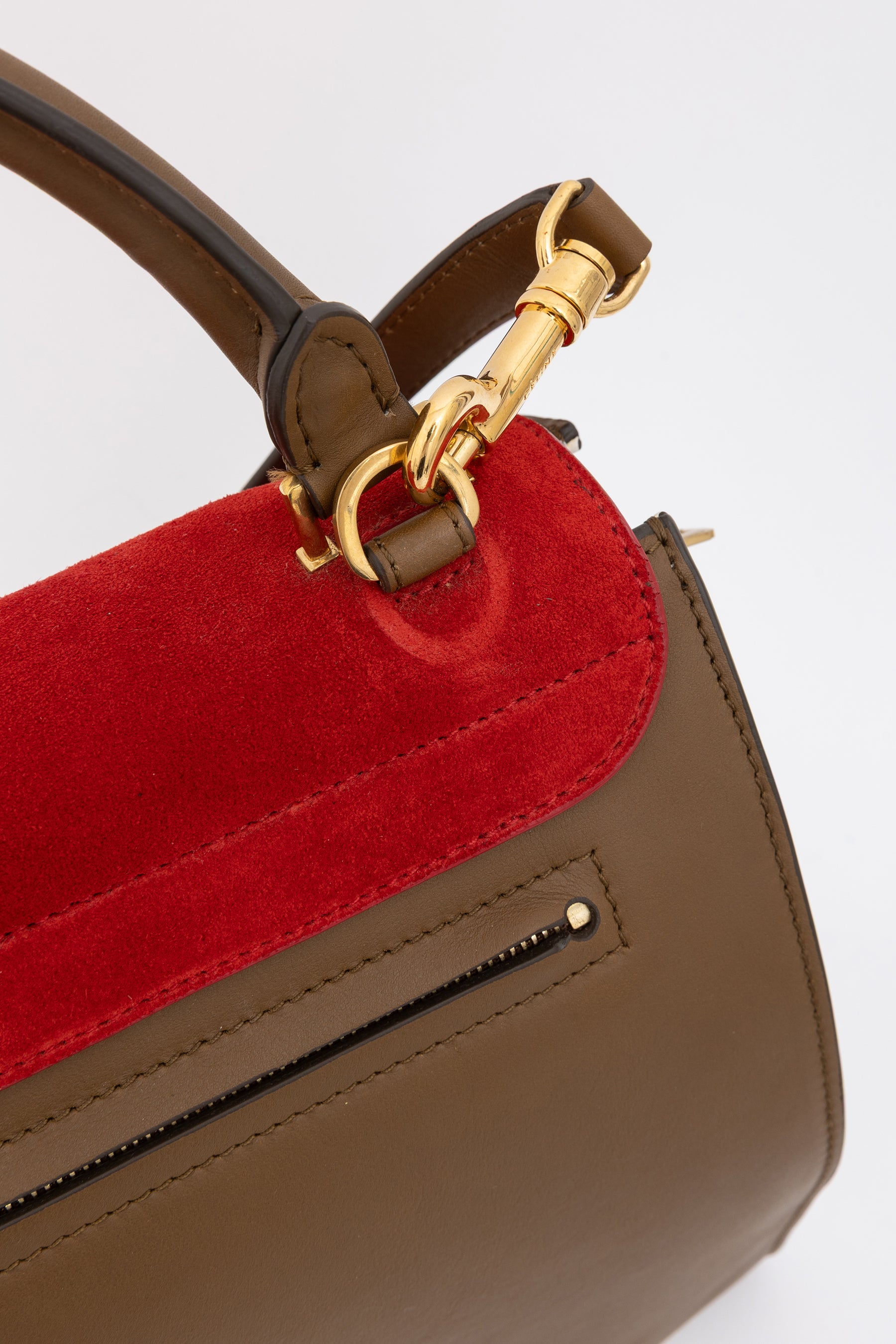 Tri-Colour Trapeze Bag