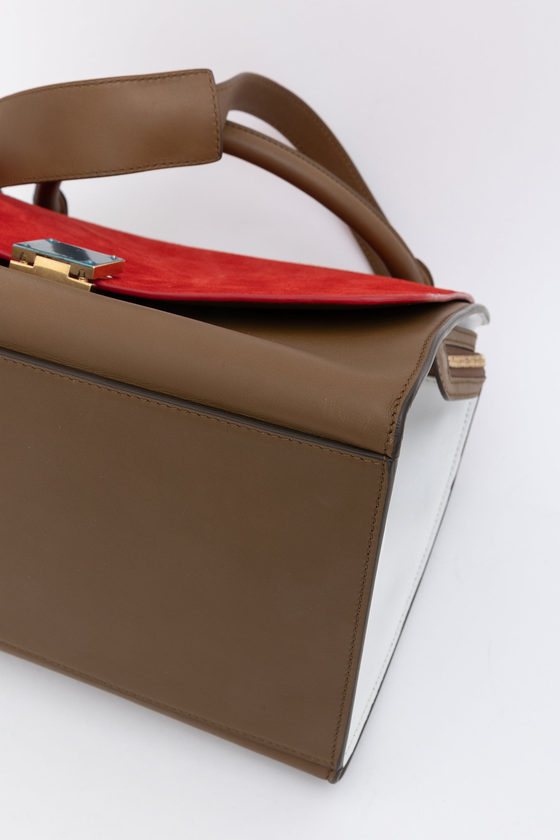 Tri-Colour Trapeze Bag