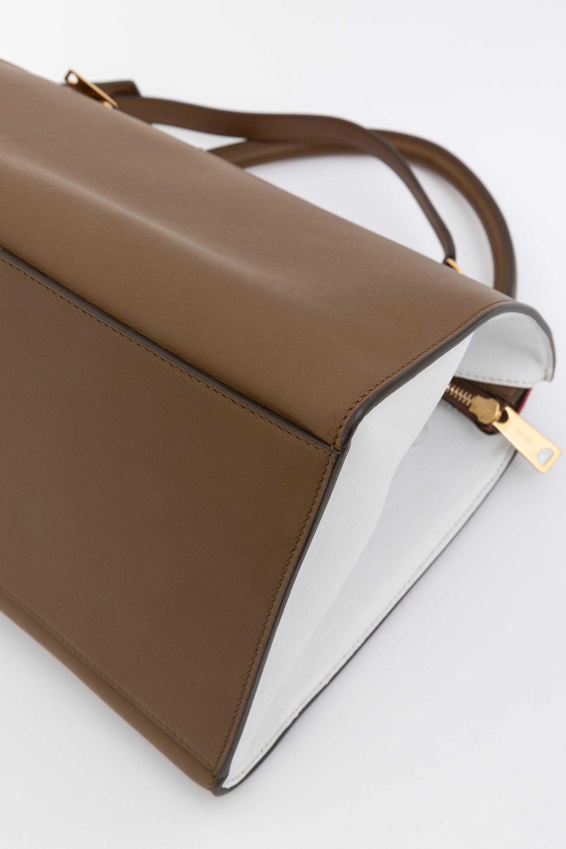 Tri-Colour Trapeze Bag