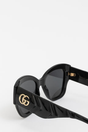 Oversized-Frame Cat Eye Sunglasses