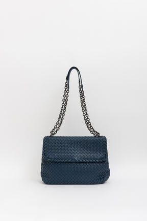 Small Intrecciato Olimpia Shoulder Flap Bag