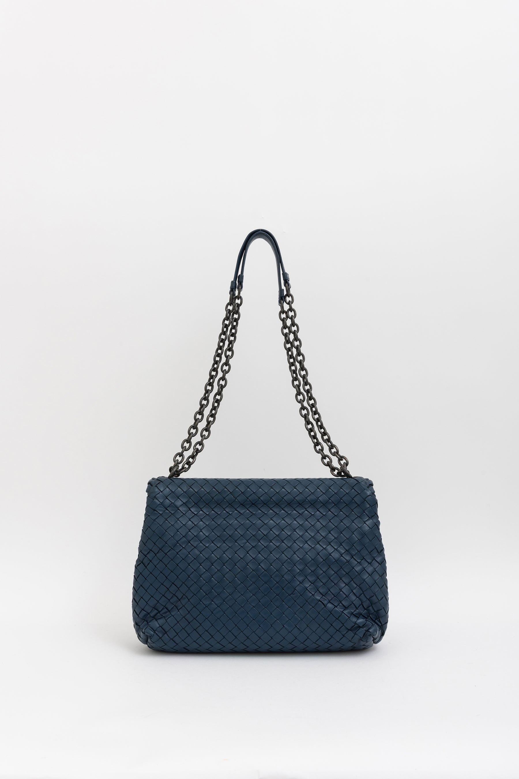Small Intrecciato Olimpia Shoulder Flap Bag