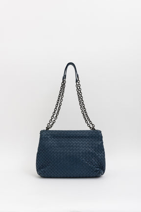 Small Intrecciato Olimpia Shoulder Flap Bag