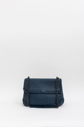 Small Intrecciato Olimpia Shoulder Flap Bag