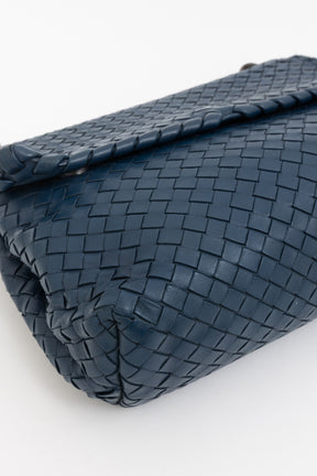 Small Intrecciato Olimpia Shoulder Flap Bag